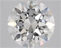 Natural Diamond 3.01 Carats, Round with Very Good Cut, F Color, VVS2 Clarity and Certified by GIA