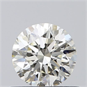 Natural Diamond 0.50 Carats, Round with Excellent Cut, K Color, VS1 Clarity and Certified by GIA