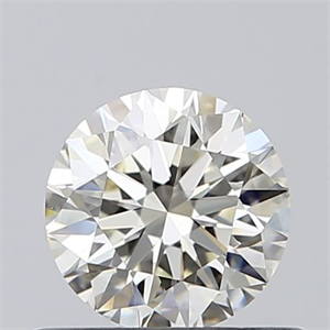 Picture of Natural Diamond 0.50 Carats, Round with Excellent Cut, K Color, VS1 Clarity and Certified by GIA