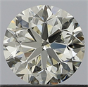 Natural Diamond 0.50 Carats, Round with Very Good Cut, J Color, VS1 Clarity and Certified by GIA