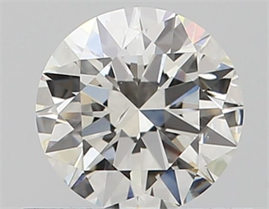 Picture of Natural Diamond 0.50 Carats, Round with Excellent Cut, I Color, SI2 Clarity and Certified by GIA