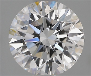 Picture of Natural Diamond 1.55 Carats, Round with Excellent Cut, D Color, SI1 Clarity and Certified by GIA