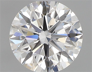 Picture of Natural Diamond 0.42 Carats, Round with Excellent Cut, G Color, IF Clarity and Certified by GIA