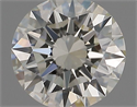 Natural Diamond 0.41 Carats, Round with Excellent Cut, J Color, VVS2 Clarity and Certified by IGI