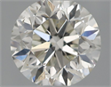 Natural Diamond 0.50 Carats, Round with Very Good Cut, H Color, SI1 Clarity and Certified by IGI