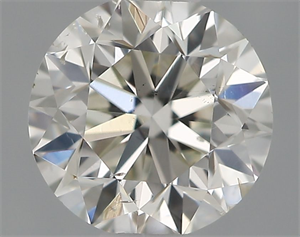 Picture of Natural Diamond 0.50 Carats, Round with Very Good Cut, H Color, SI1 Clarity and Certified by IGI