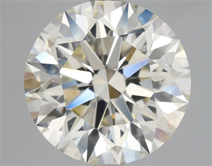 Picture of Natural Diamond 3.51 Carats, Round with Excellent Cut, K Color, VS1 Clarity and Certified by IGI