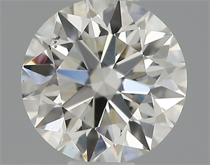 Picture of Natural Diamond 0.40 Carats, Round with Excellent Cut, H Color, VS2 Clarity and Certified by IGI