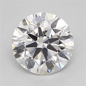 Picture of Natural Diamond 0.40 Carats, Round with Excellent Cut, D Color, VS2 Clarity and Certified by GIA