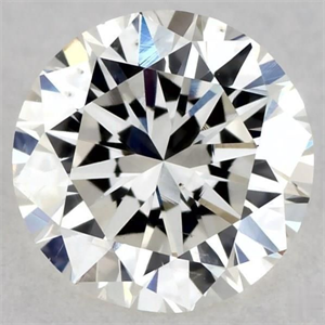 Picture of Natural Diamond 0.46 Carats, Round with Very Good Cut, H Color, VS2 Clarity and Certified by GIA