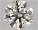 Natural Diamond 3.01 Carats, Round with Excellent Cut, K Color, VS1 Clarity and Certified by GIA