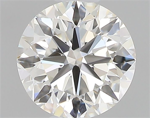 Picture of Natural Diamond 0.40 Carats, Round with Very Good Cut, I Color, VVS2 Clarity and Certified by GIA