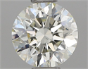 Natural Diamond 0.58 Carats, Round with Excellent Cut, J Color, VS1 Clarity and Certified by IGI