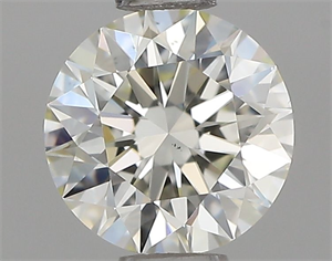 Picture of Natural Diamond 0.58 Carats, Round with Excellent Cut, J Color, VS1 Clarity and Certified by IGI