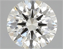 Natural Diamond 0.40 Carats, Round with Excellent Cut, K Color, SI2 Clarity and Certified by GIA