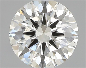 Picture of Natural Diamond 0.40 Carats, Round with Excellent Cut, K Color, SI2 Clarity and Certified by GIA