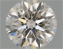 Natural Diamond 0.45 Carats, Round with Excellent Cut, K Color, VVS1 Clarity and Certified by GIA