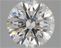 Natural Diamond 3.73 Carats, Round with Excellent Cut, E Color, VVS1 Clarity and Certified by GIA