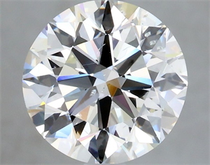 Picture of Natural Diamond 2.00 Carats, Round with Very Good Cut, I Color, SI1 Clarity and Certified by GIA