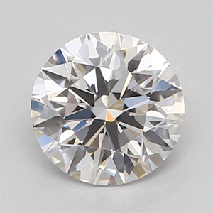 Picture of Natural Diamond 0.40 Carats, Round with Excellent Cut, F Color, VVS2 Clarity and Certified by GIA