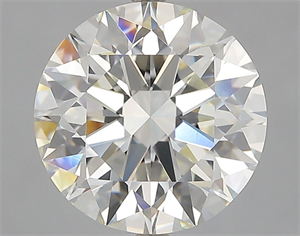 Picture of Natural Diamond 3.61 Carats, Round with Excellent Cut, J Color, VS1 Clarity and Certified by GIA