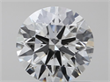 Natural Diamond 0.53 Carats, Round with Excellent Cut, J Color, VS1 Clarity and Certified by GIA