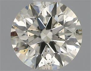 Picture of Natural Diamond 0.43 Carats, Round with Excellent Cut, I Color, SI1 Clarity and Certified by IGI