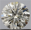 Natural Diamond 0.50 Carats, Round with Excellent Cut, J Color, VS1 Clarity and Certified by GIA