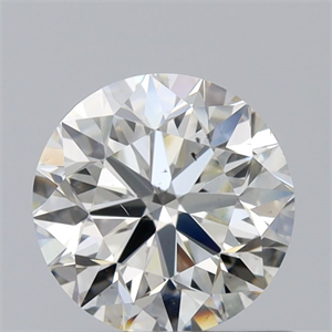 Picture of Natural Diamond 0.61 Carats, Round with Very Good Cut, K Color, SI1 Clarity and Certified by GIA