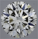 Natural Diamond 0.51 Carats, Round with Very Good Cut, I Color, SI1 Clarity and Certified by GIA