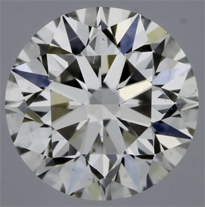 Picture of Natural Diamond 0.51 Carats, Round with Very Good Cut, I Color, SI1 Clarity and Certified by GIA