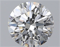 Natural Diamond 1.58 Carats, Round with Excellent Cut, G Color, VVS2 Clarity and Certified by GIA