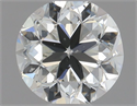 Natural Diamond 0.50 Carats, Round with Good Cut, I Color, SI2 Clarity and Certified by GIA