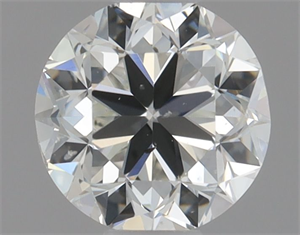 Picture of Natural Diamond 0.50 Carats, Round with Good Cut, I Color, SI2 Clarity and Certified by GIA