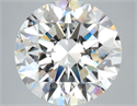 Natural Diamond 4.02 Carats, Round with Excellent Cut, G Color, VVS1 Clarity and Certified by GIA