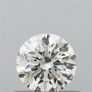 Picture of Natural Diamond 0.40 Carats, Round with Excellent Cut, H Color, IF Clarity and Certified by IGI