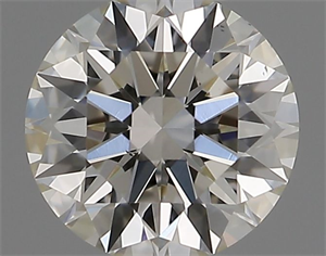 Picture of Natural Diamond 0.44 Carats, Round with Excellent Cut, J Color, VS2 Clarity and Certified by GIA