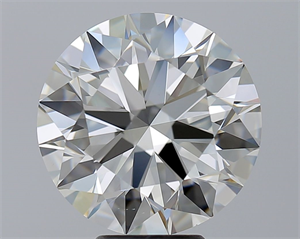 Picture of Natural Diamond 6.13 Carats, Round with Excellent Cut, I Color, VS1 Clarity and Certified by GIA