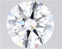 Natural Diamond 2.21 Carats, Round with Excellent Cut, G Color, VS2 Clarity and Certified by GIA