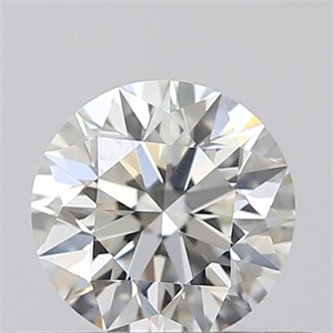 Picture of Natural Diamond 0.40 Carats, Round with Excellent Cut, I Color, VS1 Clarity and Certified by GIA