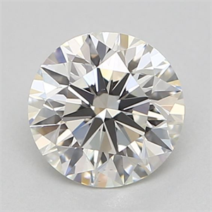 Picture of Natural Diamond 0.43 Carats, Round with Excellent Cut, I Color, VS1 Clarity and Certified by GIA