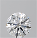 Natural Diamond 4.07 Carats, Round with Excellent Cut, F Color, SI1 Clarity and Certified by GIA