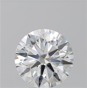 Picture of Natural Diamond 4.07 Carats, Round with Excellent Cut, F Color, SI1 Clarity and Certified by GIA