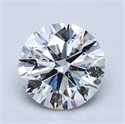 Natural Diamond 3.01 Carats, Round with Excellent Cut, D Color, SI2 Clarity and Certified by GIA