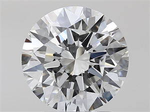 Picture of Natural Diamond 1.80 Carats, Round with Excellent Cut, H Color, VS2 Clarity and Certified by GIA