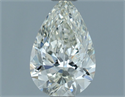 Natural Diamond 0.90 Carats, Pear with  Cut, H Color, VVS2 Clarity and Certified by IGI