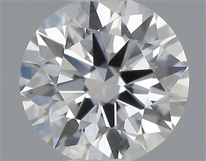 Picture of Natural Diamond 0.40 Carats, Round with Excellent Cut, G Color, VVS2 Clarity and Certified by GIA