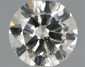 Picture of Natural Diamond 0.41 Carats, Round with Very Good Cut, H Color, SI2 Clarity and Certified by IGI