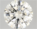 Natural Diamond 2.50 Carats, Round with Excellent Cut, H Color, VVS1 Clarity and Certified by IGI