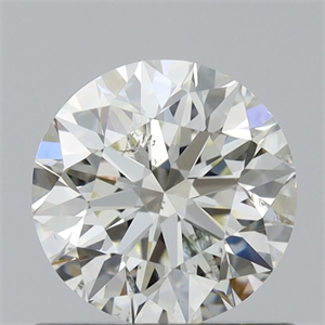 Picture of Natural Diamond 0.64 Carats, Round with Excellent Cut, K Color, SI1 Clarity and Certified by GIA